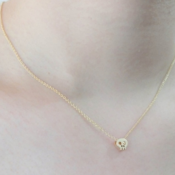 🥳HP🥳 Skull Pendant Necklace - Picture 2 of 3